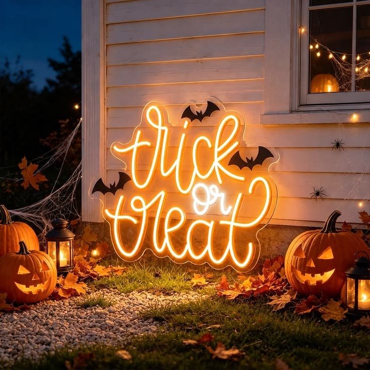 Custom illuminated business sign