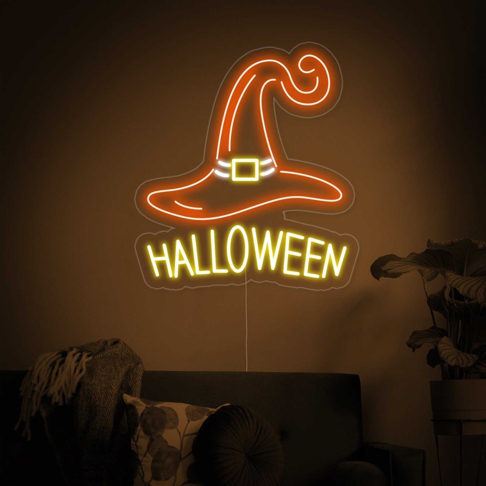Custom illuminated business sign