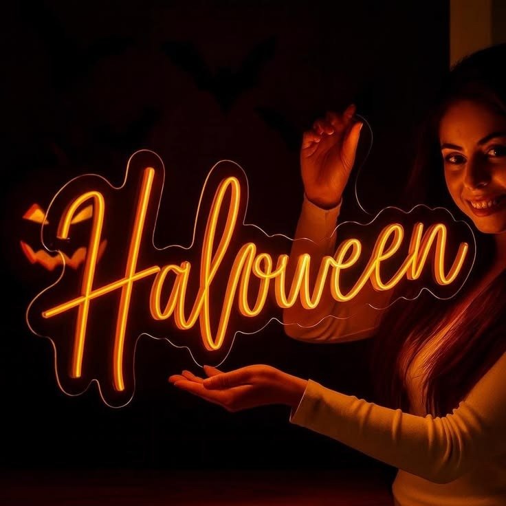 Custom illuminated business sign